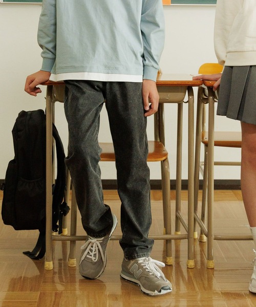 GLOBAL WORK（グローバルワーク）の「スゴラクストレッチスリムパンツ/575625（デニムパンツ・キッズ・ブルー/ブラック系9/ブラック系・130cm/140cm/150cm/160cm）」の5枚目の写真