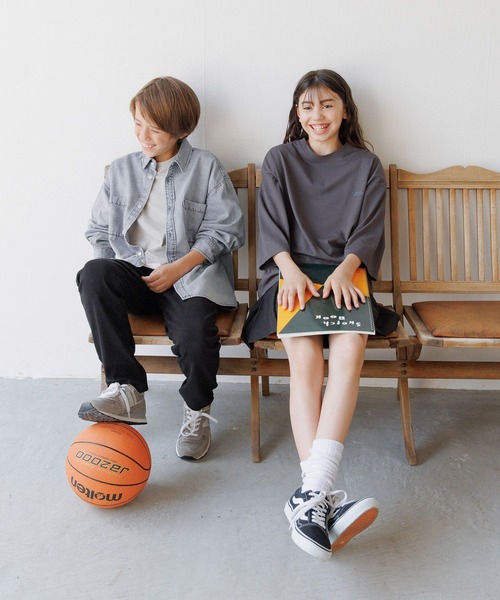 GLOBAL WORK（グローバルワーク）の「スゴラクストレッチスリムパンツ/575625（デニムパンツ・キッズ・ブルー/ブラック系9/ブラック系・130cm/140cm/150cm/160cm）」の11枚目の写真