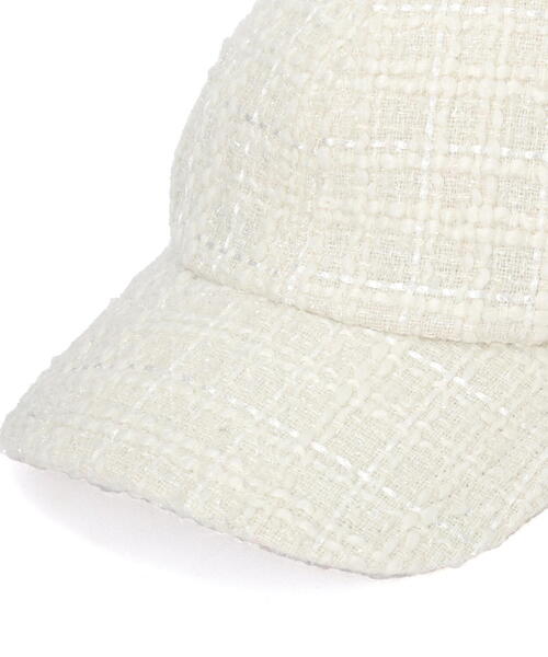 JILL by JILL STUART(ジルバイジルスチュアート)の「◇キラツイードキャップ(キャップ・レディース・ブラック/ホワイト・FREE)」の20枚目の写真