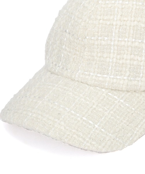 JILL by JILL STUART(ジルバイジルスチュアート)の「◇キラツイードキャップ(キャップ・レディース・ブラック/ホワイト・FREE)」の12枚目の写真
