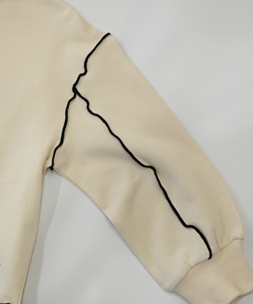 NHT（エヌエイチティー）の「NHT/エヌエイチティー メロー　トレーナー（スウェット・キッズ・ブラック/アイボリー/ラベンダー・160cm/150cm/140cm/130cm/120cm/110cm）」の16枚目の写真