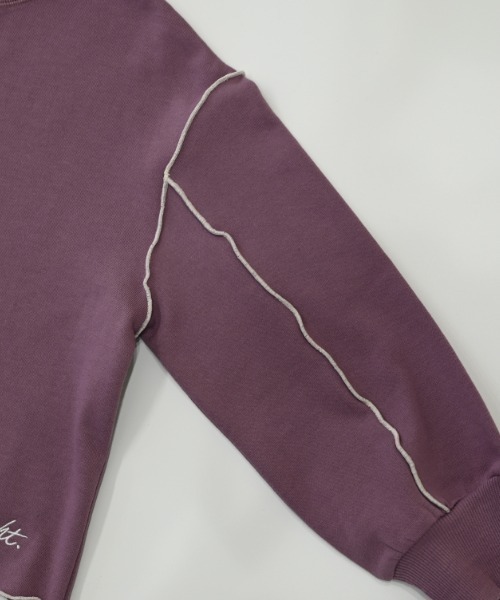 NHT（エヌエイチティー）の「NHT/エヌエイチティー メロー　トレーナー（スウェット・キッズ・ブラック/アイボリー/ラベンダー・160cm/150cm/140cm/130cm/120cm/110cm）」の19枚目の写真