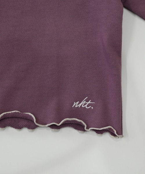 NHT（エヌエイチティー）の「NHT/エヌエイチティー メロー　トレーナー（スウェット・キッズ・ブラック/アイボリー/ラベンダー・160cm/150cm/140cm/130cm/120cm/110cm）」の20枚目の写真