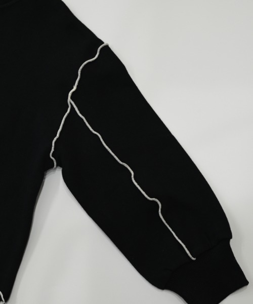 NHT（エヌエイチティー）の「NHT/エヌエイチティー メロー　トレーナー（スウェット・キッズ・ブラック/アイボリー/ラベンダー・160cm/150cm/140cm/130cm/120cm/110cm）」の22枚目の写真