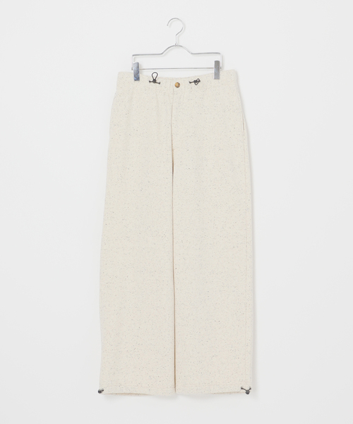 B.C STOCK（ベーセーストック）の「【Deux Allures/ドゥ アリュール】ウラキモウネップ ワイドスウェットパンツ（スウェットパンツ・メンズ・ライトグレー/アイボリー/チャコールグレー・FREE）」の2枚目の写真