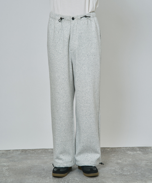 B.C STOCK（ベーセーストック）の「【Deux Allures/ドゥ アリュール】ウラキモウネップ ワイドスウェットパンツ（スウェットパンツ・メンズ・ライトグレー/アイボリー/チャコールグレー・FREE）」の5枚目の写真