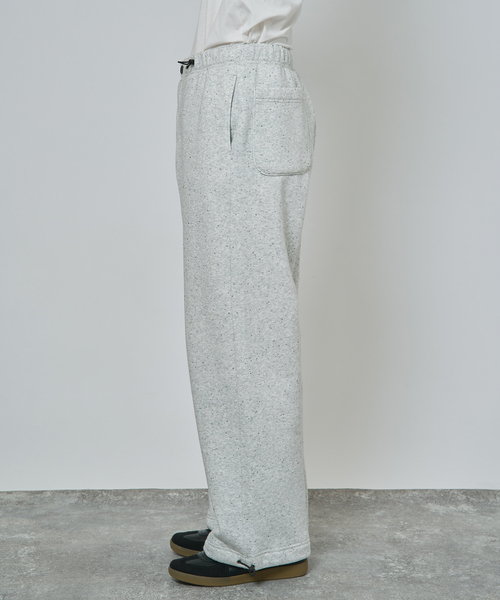 B.C STOCK（ベーセーストック）の「【Deux Allures/ドゥ アリュール】ウラキモウネップ ワイドスウェットパンツ（スウェットパンツ・メンズ・ライトグレー/アイボリー/チャコールグレー・FREE）」の6枚目の写真