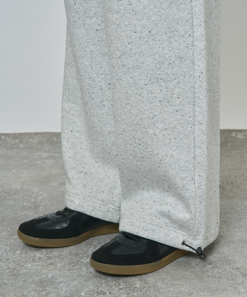 B.C STOCK（ベーセーストック）の「【Deux Allures/ドゥ アリュール】ウラキモウネップ ワイドスウェットパンツ（スウェットパンツ・メンズ・ライトグレー/アイボリー/チャコールグレー・FREE）」の11枚目の写真