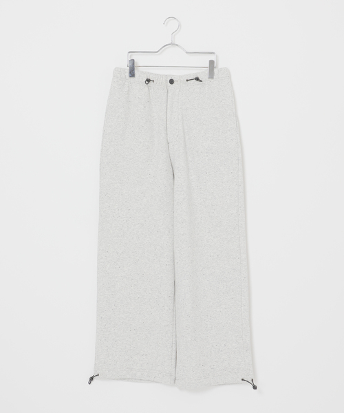 B.C STOCK（ベーセーストック）の「【Deux Allures/ドゥ アリュール】ウラキモウネップ ワイドスウェットパンツ（スウェットパンツ・メンズ・ライトグレー/アイボリー/チャコールグレー・FREE）」の13枚目の写真