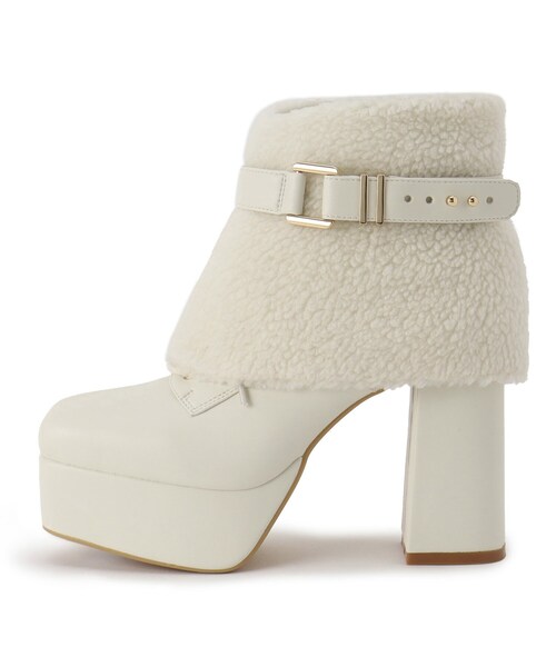 ESPERANZA（エスペランサ）の「【ラク盛り／ショートブーツ】リピーター続出／脚長美脚 チェンジアップ3WAYボアショートブーツ（ブーツ・レディース・ブラウン系1/ブラック系/ホワイト・S/M/L/LL）」の22枚目の写真