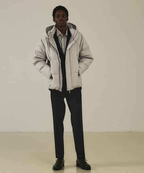 DESIGNWORKS（デザインワークス）の「【セットアップ対応】ダブルジャガード ジャージ パンツ/スラックス（スラックス・メンズ・ブラウン/ネイビー・44/46/48/50/52）」の11枚目の写真