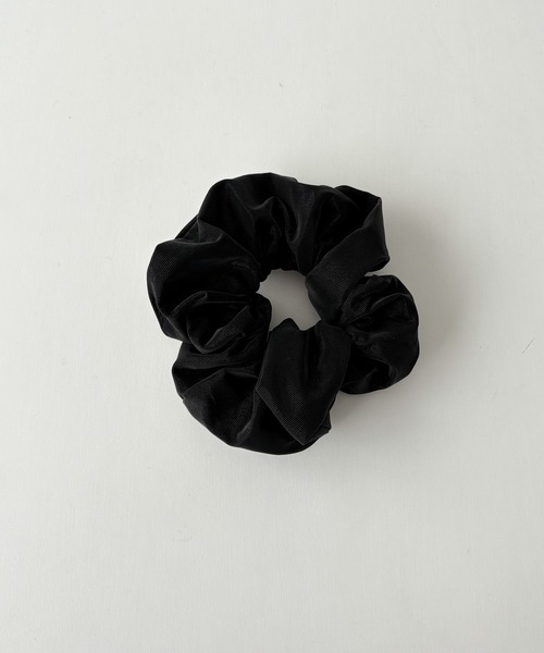 CANAL JEAN（キャナルジーン）の「El mar　ピーチスキンシュシュ（シュシュ・レディース・ブラウン/ブラック・ONE SIZE）」の5枚目の写真