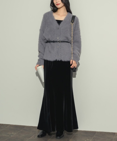 ベロアマーメイドスカート（スカート）｜NEUNA（ヌナ）のファッション