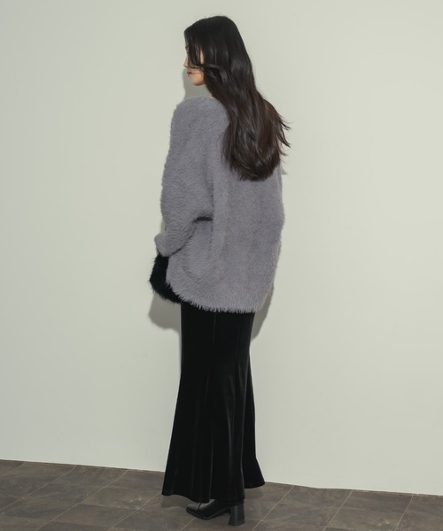 NEUNA（ヌナ）の「ベロアマーメイドスカート（スカート・レディース・ブラック/ブラウン・FREE）」の21枚目の写真