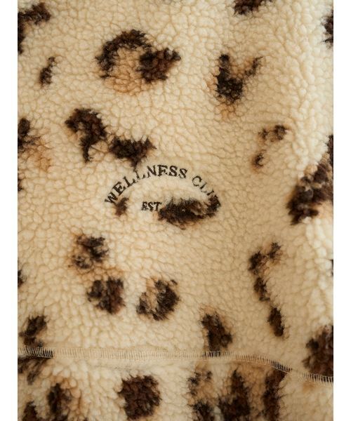 SNIDEL（スナイデル）の「ハーフジッププルオーバー（Tシャツ/カットソー・レディース・オフホワイト/グレー/レオパード・F）」の13枚目の写真