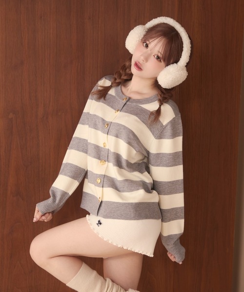 TITTY&CO.（ティティーアンドコー）の「リブニットパンツ（その他パンツ・レディース・ブラック/ホワイト・FREE）」の15枚目の写真