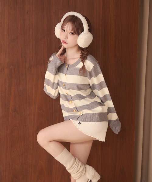 TITTY&CO.（ティティーアンドコー）の「リブニットパンツ（その他パンツ・レディース・ブラック/ホワイト・FREE）」の17枚目の写真