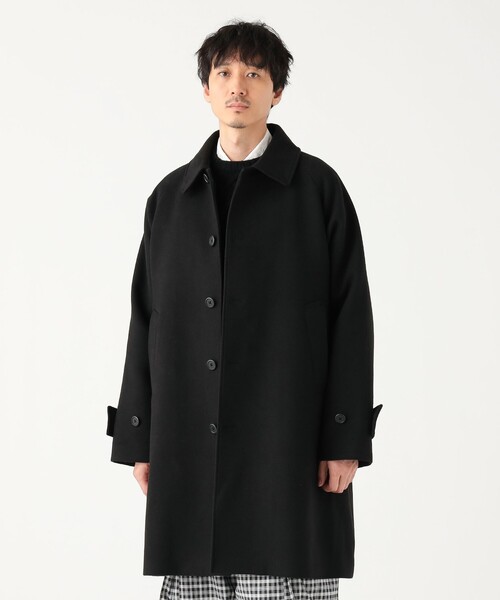 BEAMS(ビームス)の「ワイドフィット フリース ステンカラーコート(ステンカラーコート・メンズ・ブラック/ブラウン・S/M/L/XL)」の17枚目の写真