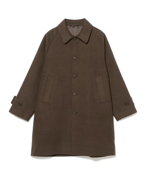 BEAMS(ビームス)の「ワイドフィット フリース ステンカラーコート(ステンカラーコート・メンズ・ブラック/ブラウン・S/M/L/XL)」の4枚目の写真