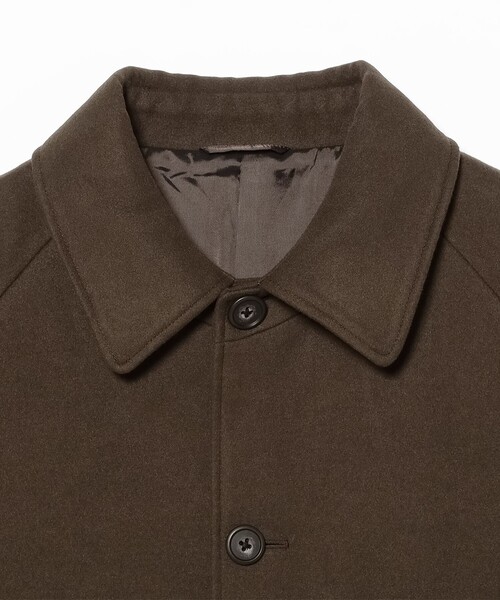 BEAMS(ビームス)の「ワイドフィット フリース ステンカラーコート(ステンカラーコート・メンズ・ブラック/ブラウン・S/M/L/XL)」の5枚目の写真