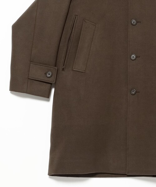 BEAMS(ビームス)の「ワイドフィット フリース ステンカラーコート(ステンカラーコート・メンズ・ブラック/ブラウン・S/M/L/XL)」の6枚目の写真