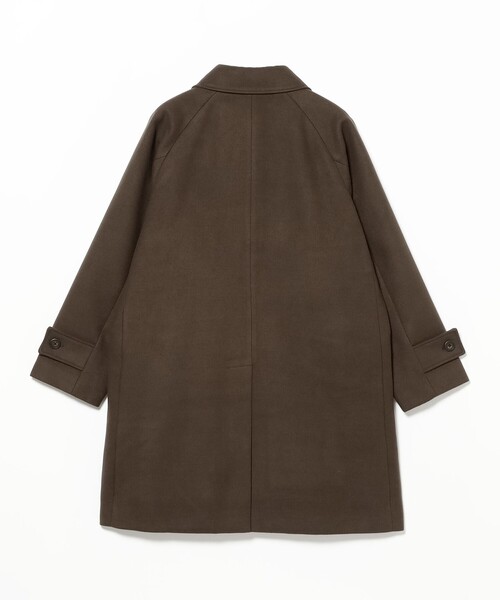 BEAMS(ビームス)の「ワイドフィット フリース ステンカラーコート(ステンカラーコート・メンズ・ブラック/ブラウン・S/M/L/XL)」の8枚目の写真