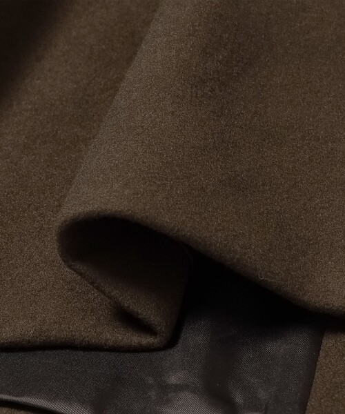 BEAMS(ビームス)の「ワイドフィット フリース ステンカラーコート(ステンカラーコート・メンズ・ブラック/ブラウン・S/M/L/XL)」の10枚目の写真