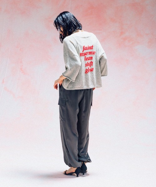 LEPSIM（レプシィム）の「サテンカーゴパンツ　578241（その他パンツ・レディース・チャコールグレー/アイボリー/ブラウン・FREE）」の15枚目の写真