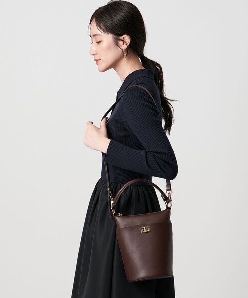 【新品】ユナイテッドアローズ バケットバッグ ソフト コンビ バケットバッグ（ショルダーバッグ）｜UNITED
