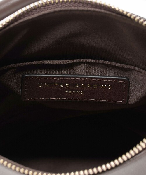 UNITED ARROWS（ユナイテッドアローズ）の「ソフト コンビ バケットバッグ（ショルダーバッグ・レディース・ダークブラウン/ナチュラル・FREE）」の14枚目の写真