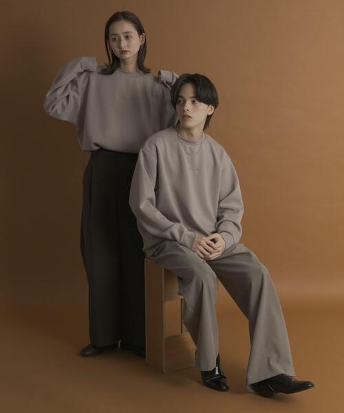 SENSE OF PLACE by URBAN RESEARCH（センスオブプレイスバイアーバンリサーチ）の「ダンボールポンチクルーネックスウェット（スウェット・メンズ・ライトベージュ/ブラック/アイボリー・MEDIUM/LARGE）」の11枚目の写真