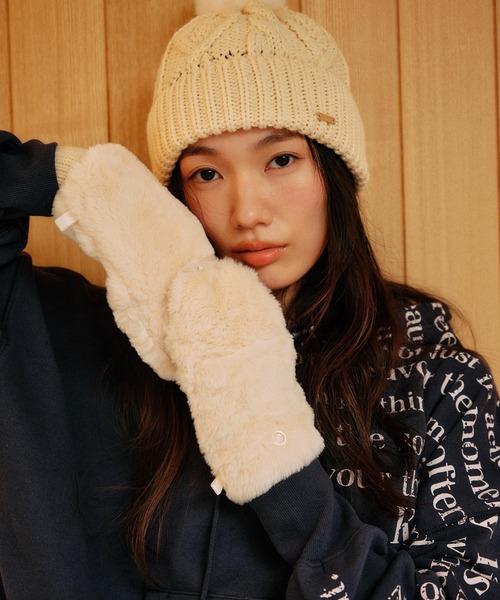 セール】RIKKA FEMME/リッカファム ビーニー ポンファーケーブル