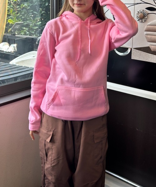 Loco Ocean(ロコオーシャン)の「バックプリント ハワイサーフ パーカー(パーカー・レディース・ピンク/ブラック/クリーム・M/L)」の7枚目の写真