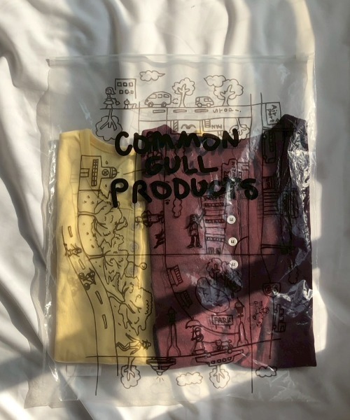 ひとえふたえパックヘンリーロンTEE（Tシャツ/カットソー）｜common