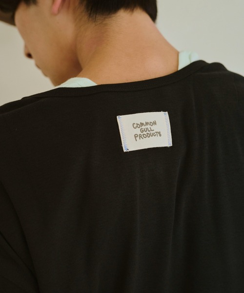 ひとえふたえパックヘンリーロンTEE common gull products. ひとえふたえパックヘンリーロンTEE（Tシャツ/カットソー