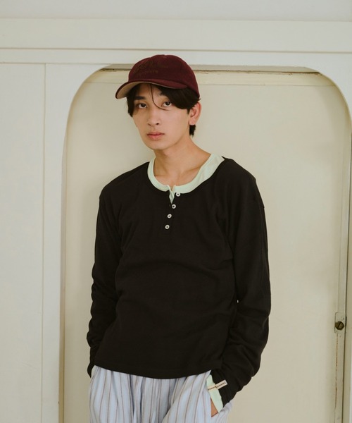 ひとえふたえパックヘンリーロンTEE common gull products. ひとえふたえパックヘンリーロンTEE（Tシャツ/カットソー