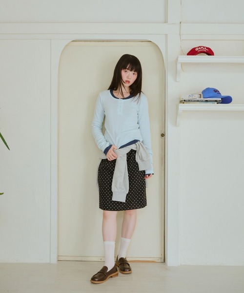 ひとえふたえパックヘンリーロンTEE common gull products. common gull products. tシャツ ひとえふたえパックヘンリーロン