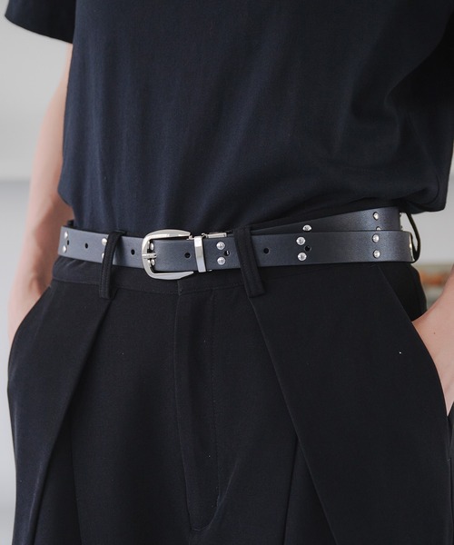 selle glant（セレグランテ）の「REVERSIBLE 2-WAY DESIGN BELT/リバーシブル2WAYデザインベルト（ベルト・メンズ・A/B・FREE）」の3枚目の写真