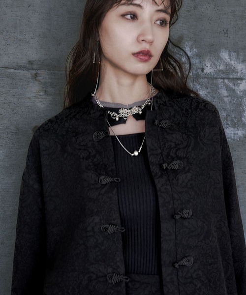 セール】VINTAGEジャガードチャイナショートシャツ(HARE)（シャツ