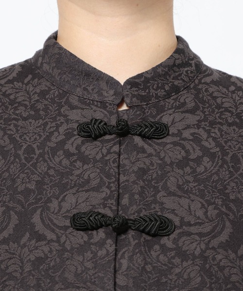 セール】VINTAGEジャガードチャイナショートシャツ(HARE)（シャツ