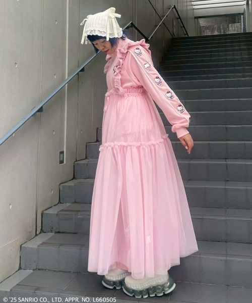 セール】【HELLO KITTY】LINGERIE JERSEY ブルゾン（ブルゾン）｜Candy