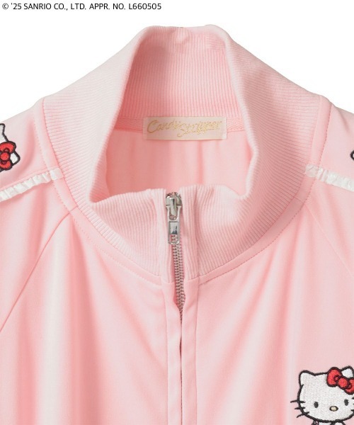 Candy Stripper（キャンディストリッパー）の「【HELLO KITTY】LINGERIE JERSEY ブルゾン（ブルゾン・レディース・ブラック/ピンク/レッド・FREE）」の14枚目の写真