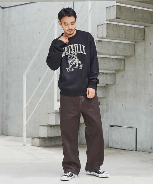 セール】ドッグジャガードニットプルオーバー（ニット/セーター