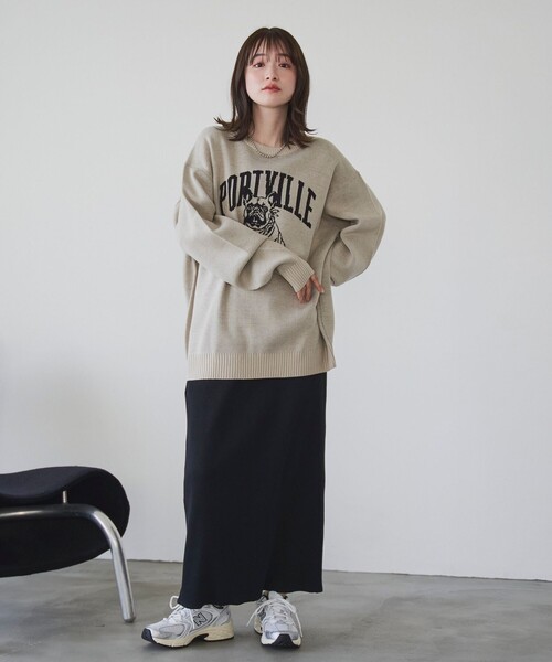 coen（コーエン）の「ドッグジャガードニットプルオーバー（ニット/セーター・メンズ・ワインレッド/ナチュラル/ブラック・XL/L/M/S）」の13枚目の写真