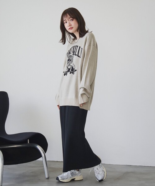 coen（コーエン）の「ドッグジャガードニットプルオーバー（ニット/セーター・メンズ・ワインレッド/ナチュラル/ブラック・XL/L/M/S）」の14枚目の写真