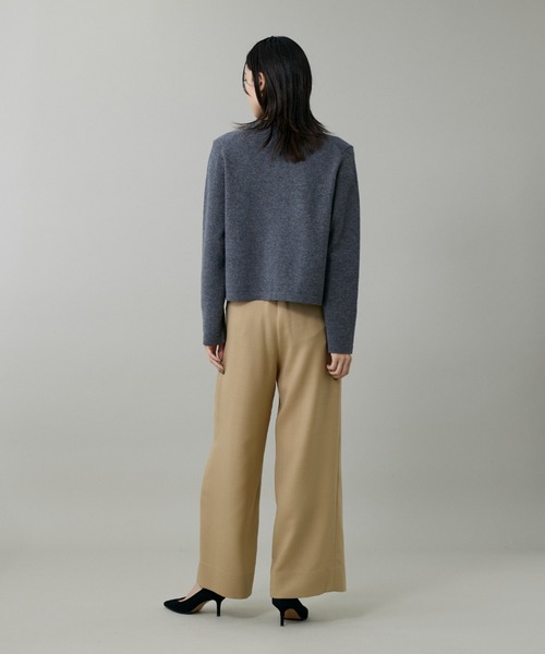 INED（イネド）の「ライトカルゼ ベルテッドワイドパンツ（その他パンツ・レディース・オフホワイト/ブラック/ブラウン/ベージュ・7号/9号/11号）」の18枚目の写真