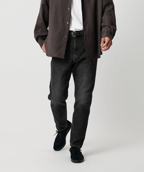 BEAUTY&YOUTH UNITED ARROWS(ビューティーアンドユースユナイテッドアローズ)の「L∞Plus シェービング 5ポケット デニム パンツ NO.3(デニムパンツ・メンズ・ネイビー/コバルトブルー/ブラック・32inch/34inch/30inch/28inch)」の2枚目の写真