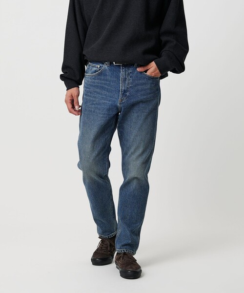 BEAUTY&YOUTH UNITED ARROWS(ビューティーアンドユースユナイテッドアローズ)の「L∞Plus シェービング 5ポケット デニム パンツ NO.3(デニムパンツ・メンズ・ネイビー/コバルトブルー/ブラック・32inch/34inch/30inch/28inch)」の4枚目の写真