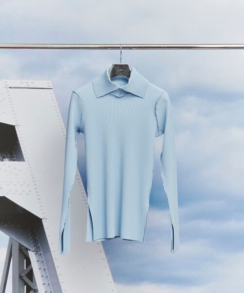 kotohayokozawa/コトハヨコザワ】CRISP HIGH NECK TOP（Tシャツ