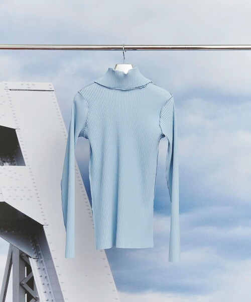 kotohayokozawa/コトハヨコザワ】CRISP HIGH NECK TOP（Tシャツ